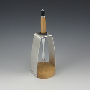 Cherry & Chrome Letter Opener with Cherry & Pewter Holder