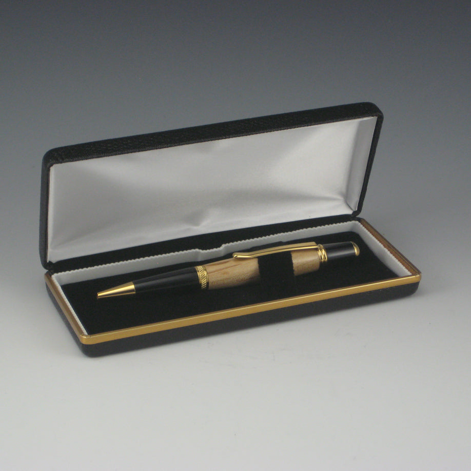 Maple & Gold Pen with Velvet Storage Box